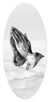 Praying Hands Clouds White